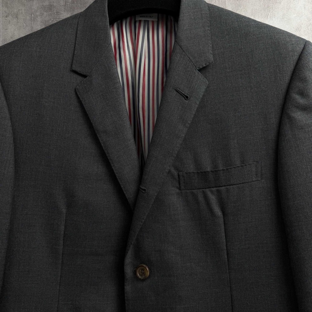 Authentic Thom Browne Classic Gray Sport Coat - Picture 2 of 5